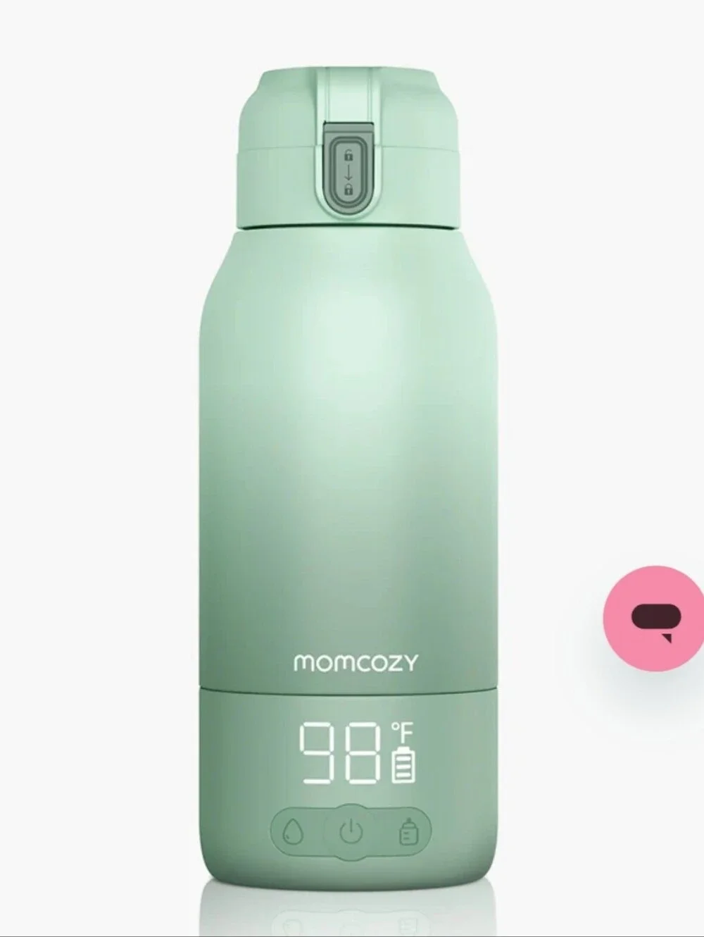 Momcozy Superfast Portable Baby Bottle Warmer for Travel - 17oz